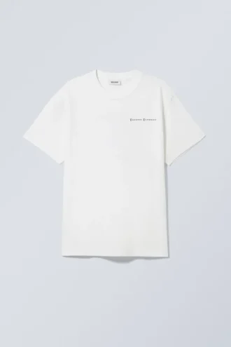 Oversized Graphic Printed T-Shirt – White – Shiny Guy