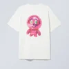 Oversized Graphic Printed T-Shirt – White – Shiny Guy Oversized Graphic Printed T-Shirt – White – Shiny Guy