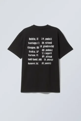 Oversized Graphic Printed T-Shirt – World Tour