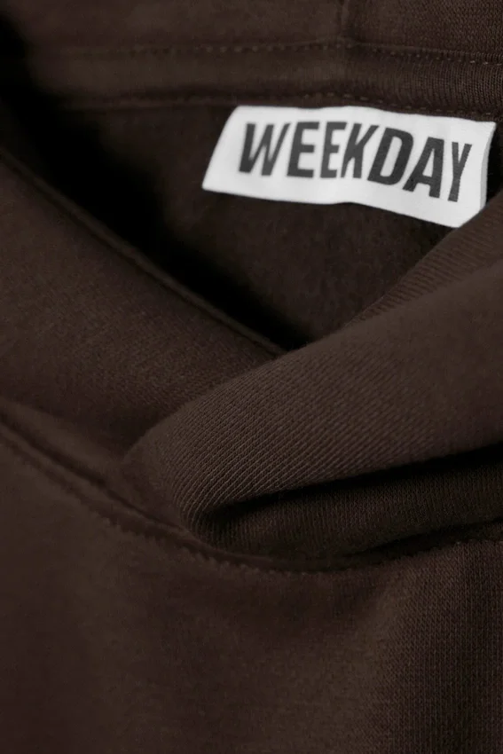 Oversized Heavy Cotton Fleece Hoodie – Dark Brown Oversized Heavy Cotton Fleece Hoodie – Dark Brown