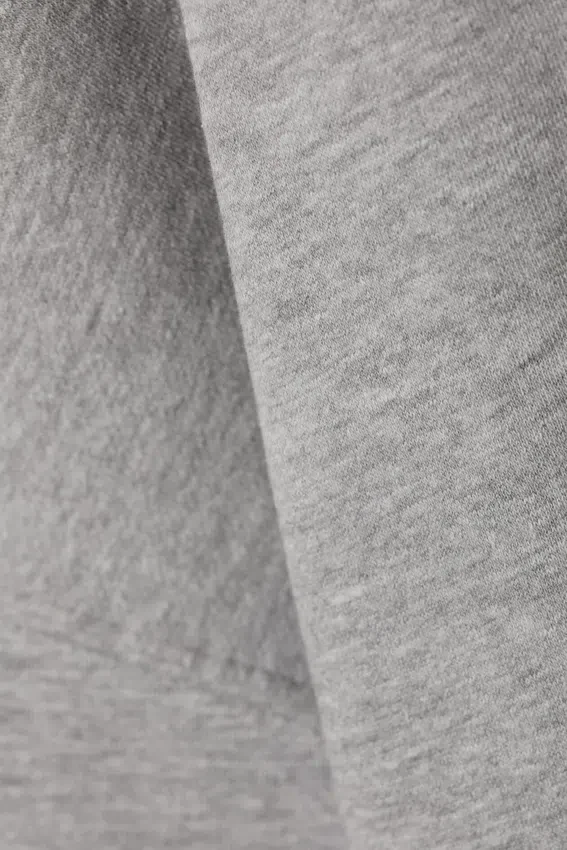 Oversized Heavy Cotton Fleece Hoodie – Grey Melange Oversized Heavy Cotton Fleece Hoodie – Grey Melange