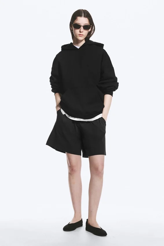 Oversized Heavyweight Hoodie – Black Oversized Heavyweight Hoodie – Black