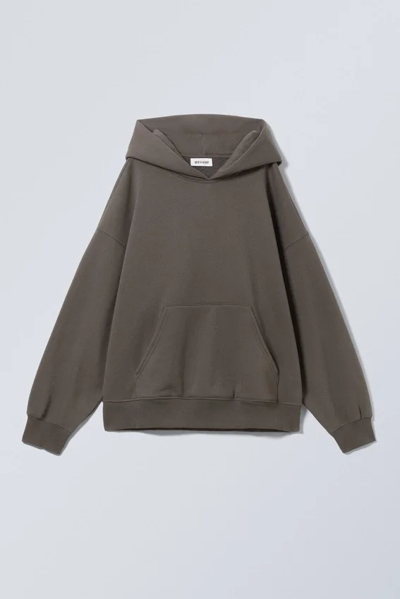 Oversized Heavyweight Hoodie – Dark Brown Oversized Heavyweight Hoodie – Dark Brown