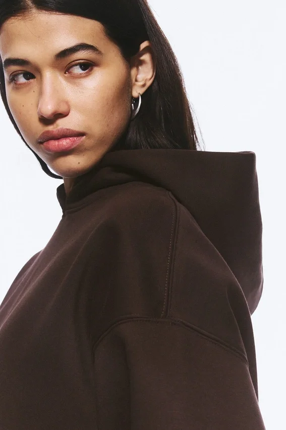 Oversized Heavyweight Hoodie – Dark Brown Oversized Heavyweight Hoodie – Dark Brown