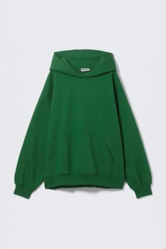 Oversized Heavyweight Hoodie – Dark Green
