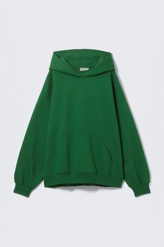 Oversized Heavyweight Hoodie – Dark Green Oversized Heavyweight Hoodie – Dark Green