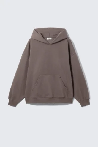 Oversized Heavyweight Hoodie – Dark Mole