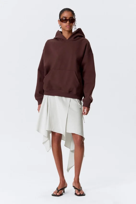 Oversized Heavyweight Hoodie – Dark Red Oversized Heavyweight Hoodie – Dark Red