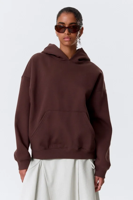 Oversized Heavyweight Hoodie – Dark Red Oversized Heavyweight Hoodie – Dark Red