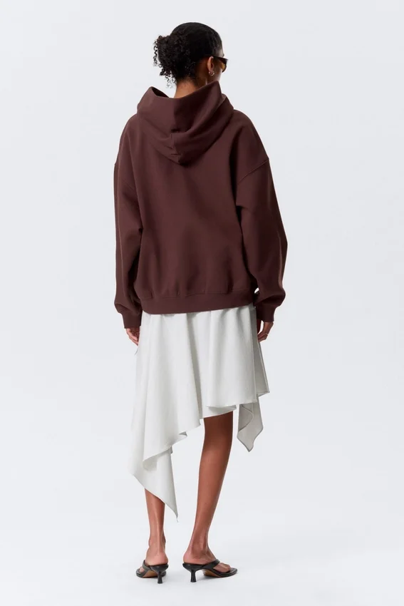 Oversized Heavyweight Hoodie – Dark Red Oversized Heavyweight Hoodie – Dark Red