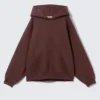Oversized Heavyweight Hoodie – Dark Red Oversized Heavyweight Hoodie – Dark Red