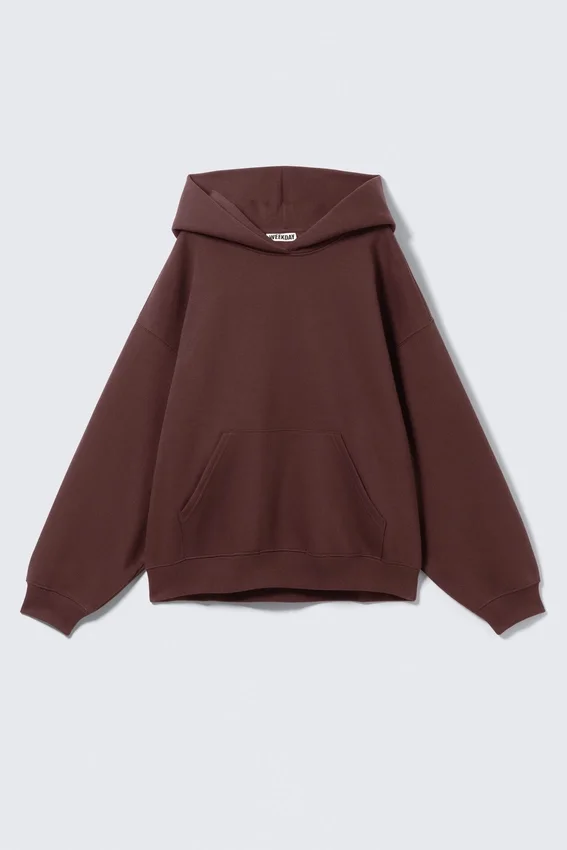 Oversized Heavyweight Hoodie – Dark Red Oversized Heavyweight Hoodie – Dark Red