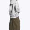 Oversized Heavyweight Hoodie – Light Grey Melange Oversized Heavyweight Hoodie – Light Grey Melange