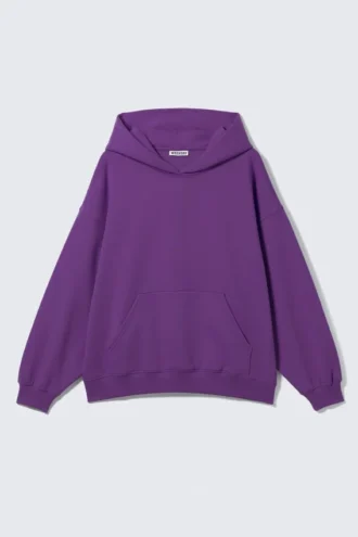 Oversized Heavyweight Hoodie – Violet