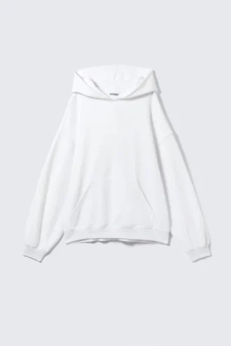 Oversized Heavyweight Hoodie – White