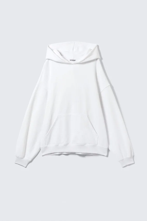 Oversized Heavyweight Hoodie – White Oversized Heavyweight Hoodie – White