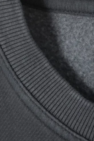 Oversized Heavyweight Sweatshirt – Washed Blue/Grey Oversized Heavyweight Sweatshirt – Washed Blue/Grey