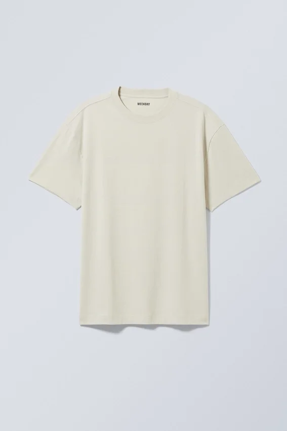 Oversized Heavyweight T-Shirt – Beige Oversized Heavyweight T-Shirt – Beige
