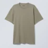 Oversized Heavyweight T-Shirt – Khaki Green Oversized Heavyweight T-Shirt – Khaki Green