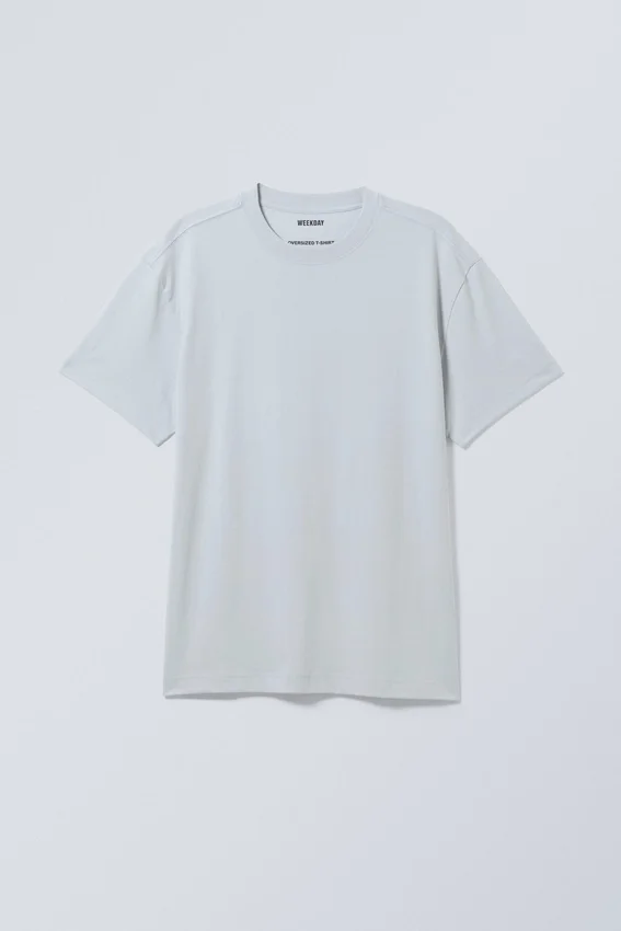 Oversized Heavyweight T-Shirt – Light Dusty Blue Oversized Heavyweight T-Shirt – Light Dusty Blue