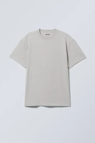 Oversized Heavyweight T-Shirt – Light Dusty Grey