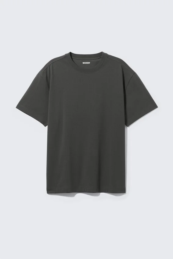 Oversized Heavyweight T-Shirt – off Black Oversized Heavyweight T-Shirt – off Black