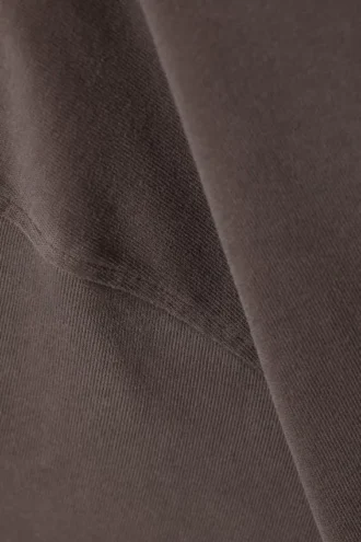 Oversized Heavyweight T-Shirt – Washed Dark Brown