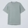 Oversized Heavyweight T-Shirt – Washed Grey/Blue Oversized Heavyweight T-Shirt – Washed Grey/Blue