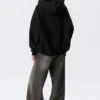 Oversized Heavyweight Zip Hoodie – Black Oversized Heavyweight Zip Hoodie – Black