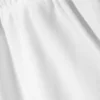 Oversized Knee-Length Terry Shorts – White Oversized Knee-Length Terry Shorts – White