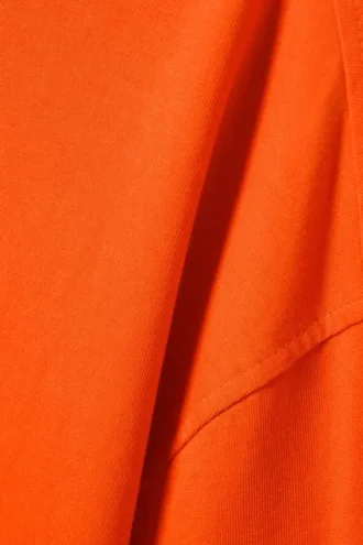 Oversized Long Sleeve T-Shirt – Bright Orange