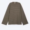 Oversized Long Sleeve T-Shirt – Dark Mole Oversized Long Sleeve T-Shirt – Dark Mole