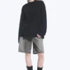 Oversized Long Sleeve T-Shirt – Dark Navy Blue Oversized Long Sleeve T-Shirt – Dark Navy Blue