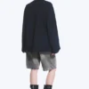 Oversized Long Sleeve T-Shirt – Dark Navy Blue Oversized Long Sleeve T-Shirt – Dark Navy Blue