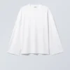 Oversized Long Sleeve T-Shirt – White Oversized Long Sleeve T-Shirt – White