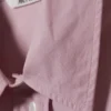 Oversized Long-Sleeved Cotton Shirt – Dusty Pink