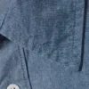 Oversized Long-Sleeved Denim Shirt – Blue Oversized Long-Sleeved Denim Shirt – Blue