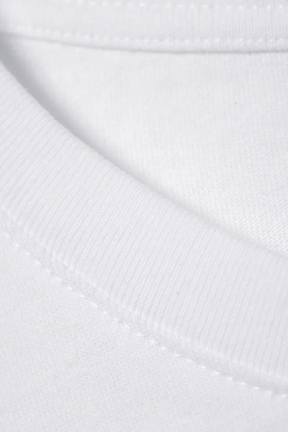 Oversized Long-Sleeved T-Shirt Dress – White Oversized Long-Sleeved T-Shirt Dress – White