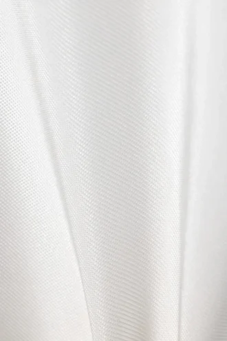 Oversized Organza Short Sleeve Shirt – White