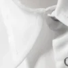 Oversized Organza Short Sleeve Shirt – White
