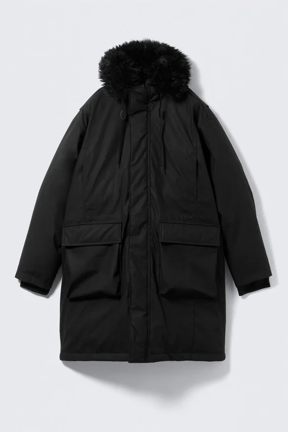 Oversized Padded Parka – Black Oversized Padded Parka – Black