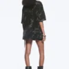 Oversized Printed Short-Sleeved T-Shirt – Khaki Green – Camouflage Oversized Printed Short-Sleeved T-Shirt – Khaki Green – Camouflage