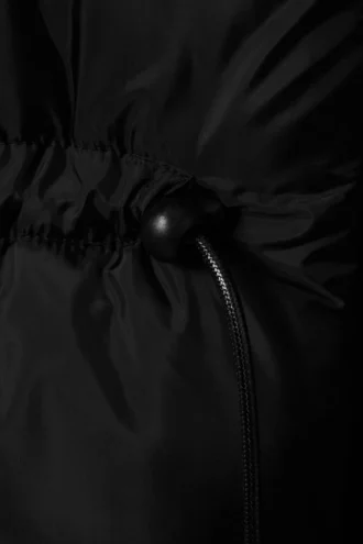 Oversized Puffer Jacket – Black