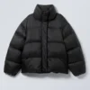 Oversized Recycled Down Puffer Jacket – Black Oversized Recycled Down Puffer Jacket – Black