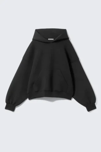 Oversized Scuba Hoodie – Black