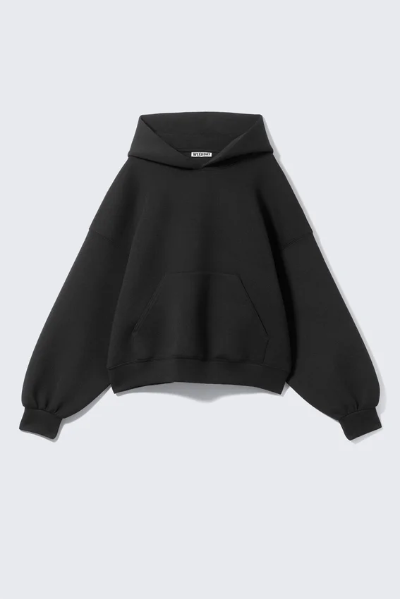 Oversized Scuba Hoodie – Black Oversized Scuba Hoodie – Black