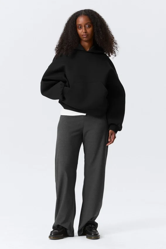 Oversized Scuba Hoodie – Black Oversized Scuba Hoodie – Black