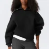 Oversized Scuba Hoodie – Black Oversized Scuba Hoodie – Black