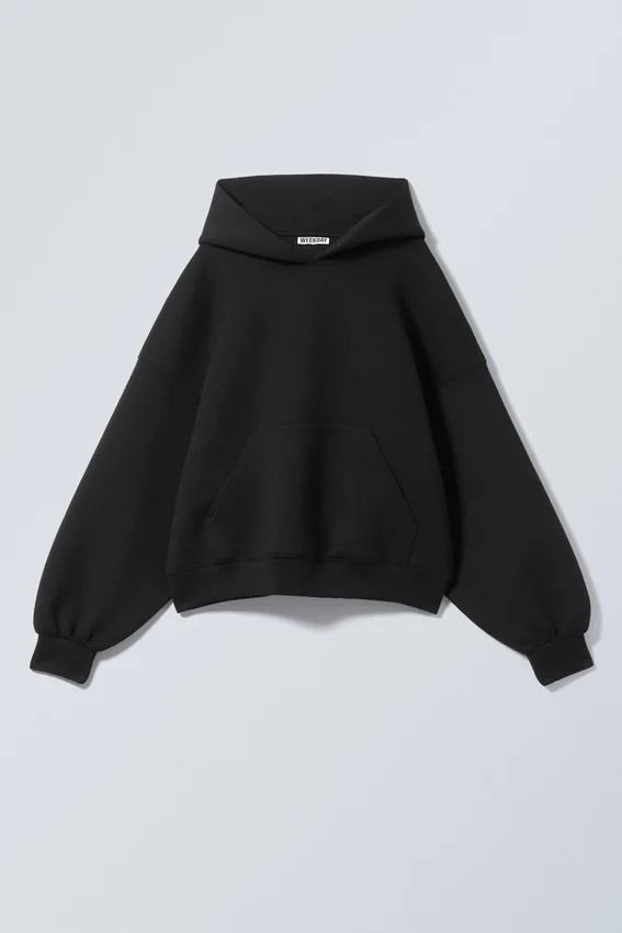 Oversized Scuba Hoodie – Black Oversized Scuba Hoodie – Black