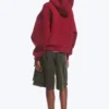 Oversized Scuba Hoodie – Dark Red Oversized Scuba Hoodie – Dark Red